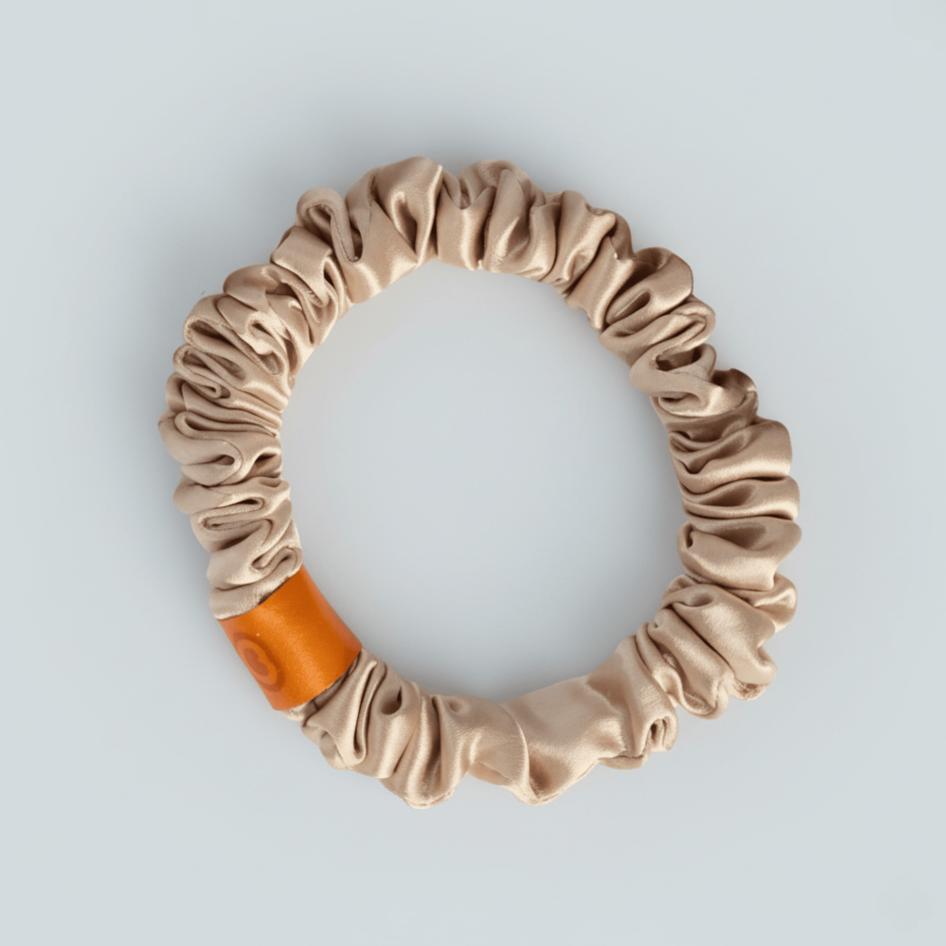hair tie ivory beige Mulberry Silk Hair Ties | Skinny & Midi | 22 Momme Silkberry UAE