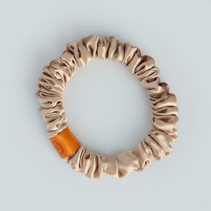 hair tie ivory beige Mulberry Silk Hair Ties | Skinny & Midi | 22 Momme Silkberry UAE