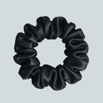 hair tie black Mulberry Silk Hair Ties | Skinny & Midi | 22 Momme Silkberry UAE