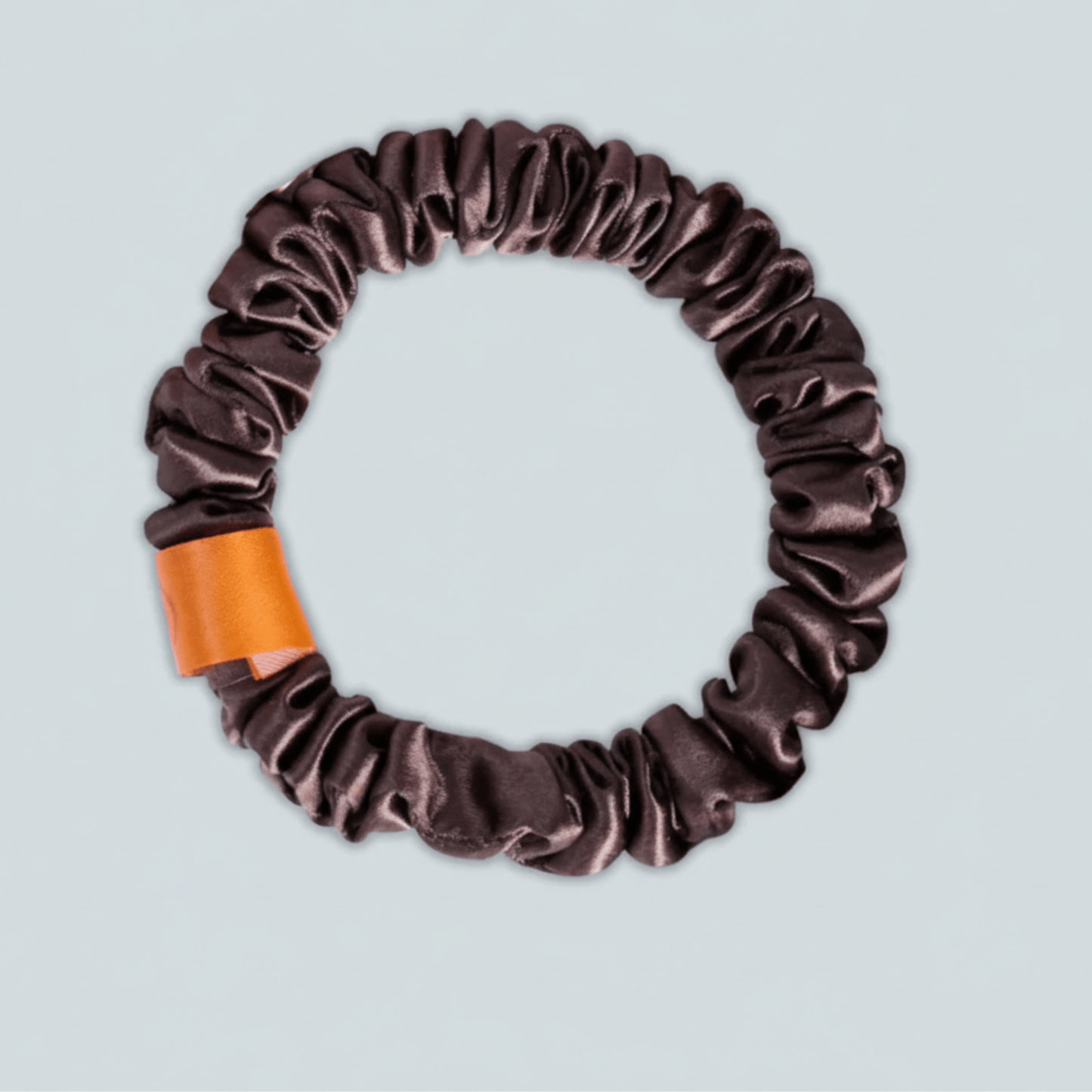 hair tie mocha brown Mulberry Silk Hair Ties | Skinny & Midi | 22 Momme Silkberry UAE