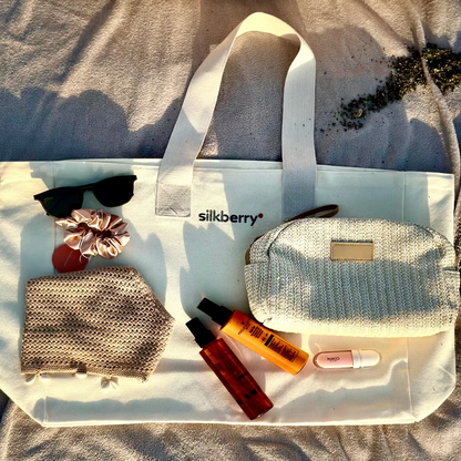 tote bag Canvas Tote Bag | Beige | Everyday & Beach Essential Silkberry UAE