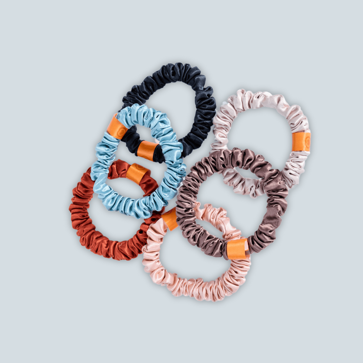 hair tie multiple colours Mulberry Silk Hair Ties | Skinny & Midi | 22 Momme Silkberry UAE