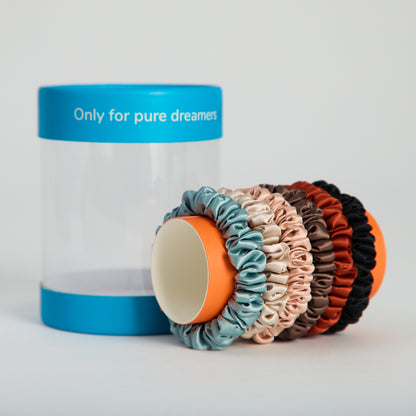 silk skinny hair tie set_silkberry_set of 6_side 