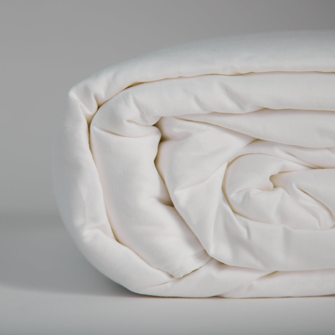 silk filled duvet_front_rolled 