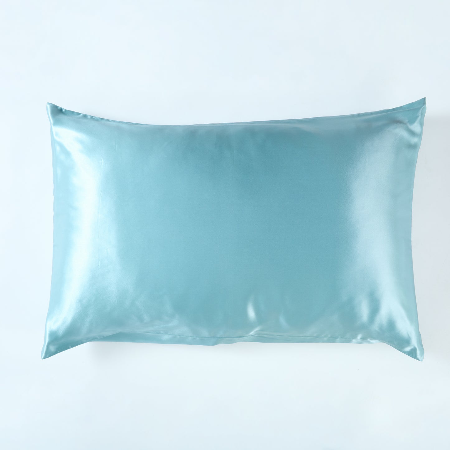 silk pillowcase_sky blue_front 