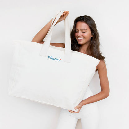 Canvas Tote Bag | Beige | Everyday & Beach Essential | Perfect Gift